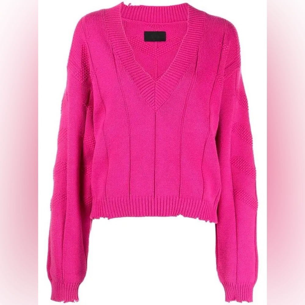 Nwt Rta Alba Knitted Sweater In Pink